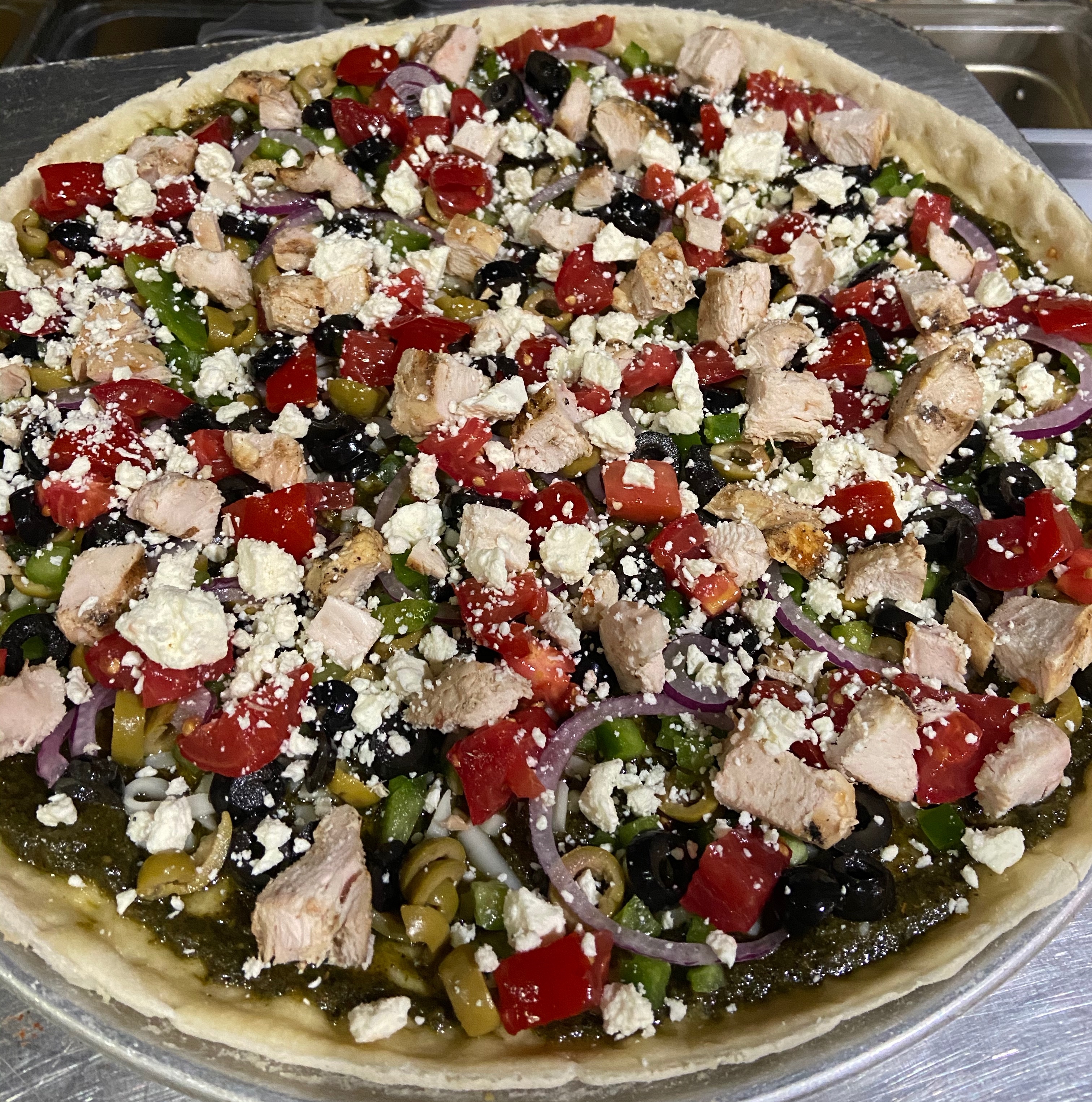 Mediterranean Pizza