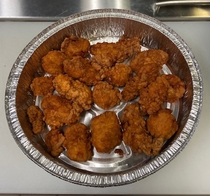 Boneless Wings no sauce